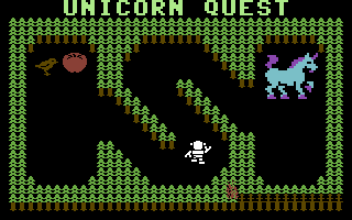 Fun School 2: For the Over-8s (Commodore 64) screenshot: Unicorn.