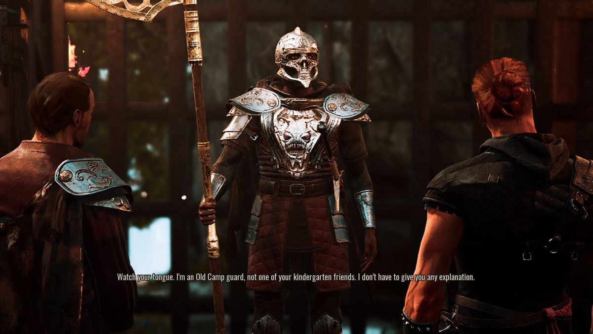 Gothic: Playable Teaser (Windows) screenshot: Guard of the Old Camp