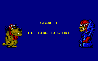 Wacky Races (Atari ST) screenshot: Level loading picture