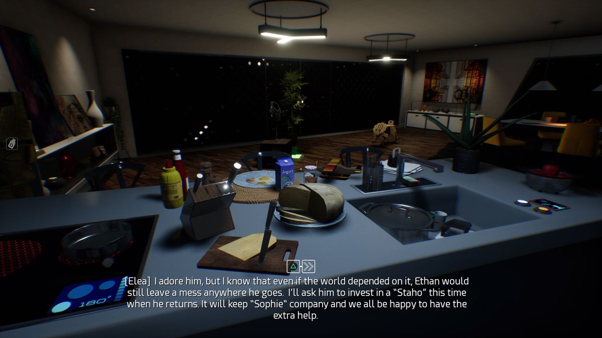 Elea: Episode 1 (PlayStation 4) screenshot: Kitchen counter