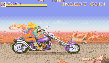 Violent Storm (Arcade) screenshot: Kidnapper
