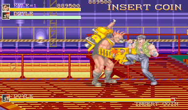 Violent Storm (Arcade) screenshot: Yet another boss