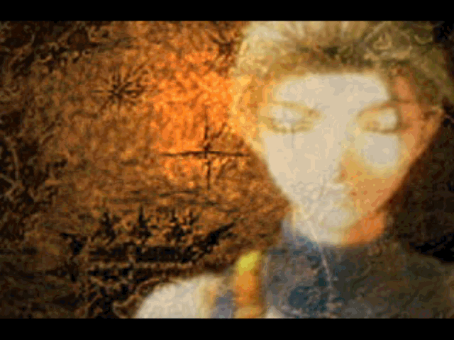 Suikoden II (PlayStation) screenshot: The animated intro shows Jowy, one of the game's main characters...