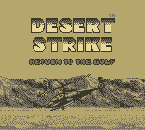 Desert Strike: Return to the Gulf (Game Boy) screenshot: Title Screen