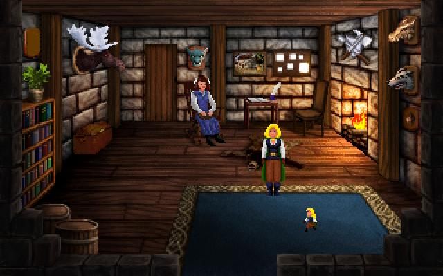 Heroine's Quest: The Herald of Ragnarok (Windows) screenshot: You wake up here.