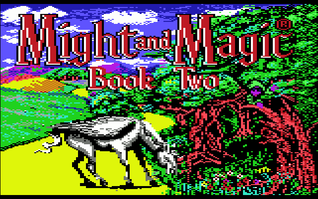 Might and Magic II: Gates to Another World (Commodore 64) screenshot: Title screen