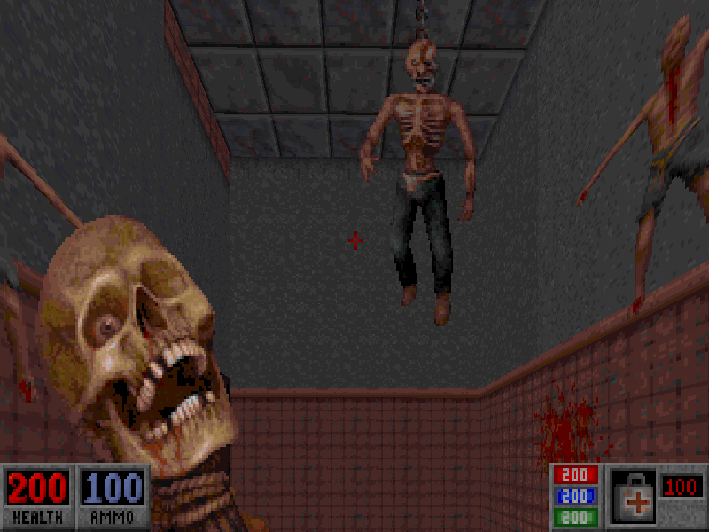 Blood (DOS) screenshot: When I first saw this, I was very close to... err... soil my pants!