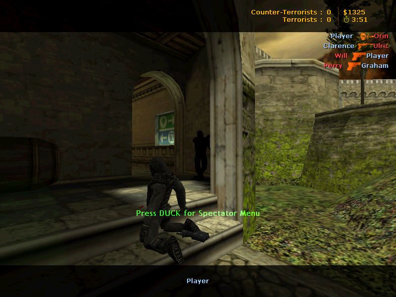 Counter-Strike: Condition Zero (Windows) screenshot: Death
