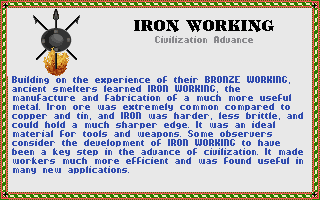 Screenshot of Sid Meier's Civilization (DOS, 1991) - MobyGames