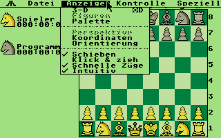 Checkmate (Atari ST) screenshot: Options (Colour monitor)