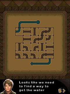 The Mummy: Tomb of the Dragon Emperor (J2ME) screenshot: A puzzle