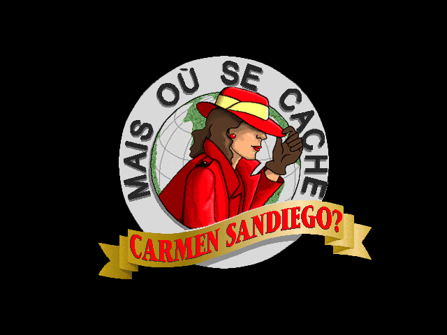 Where in the World is Carmen Sandiego? (CD-ROM) (Windows) screenshot: Title screen (French)