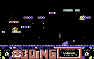 Screenshot of Boing (Commodore 64, 1989) - MobyGames