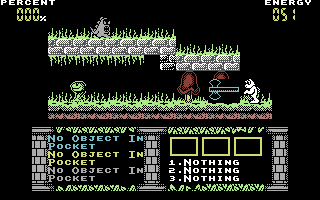 Biff (Commodore 64) screenshot: Dare you enter?