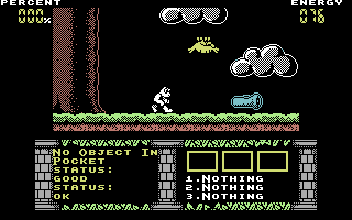 Biff (Commodore 64) screenshot: Looks like a torch.