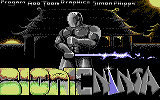 Bionic Ninja (Commodore 64) screenshot: Loading Screen.