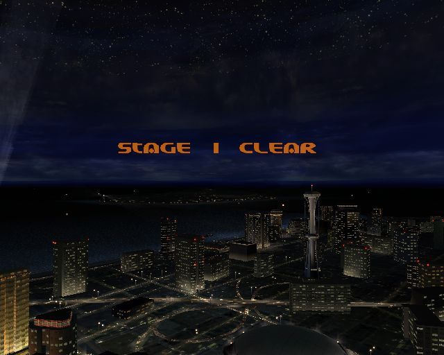 FantaVision (PlayStation 2) screenshot: The end of Stage 1
