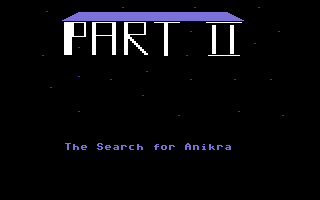 The Argon Factor (Commodore 64) screenshot: Part II.