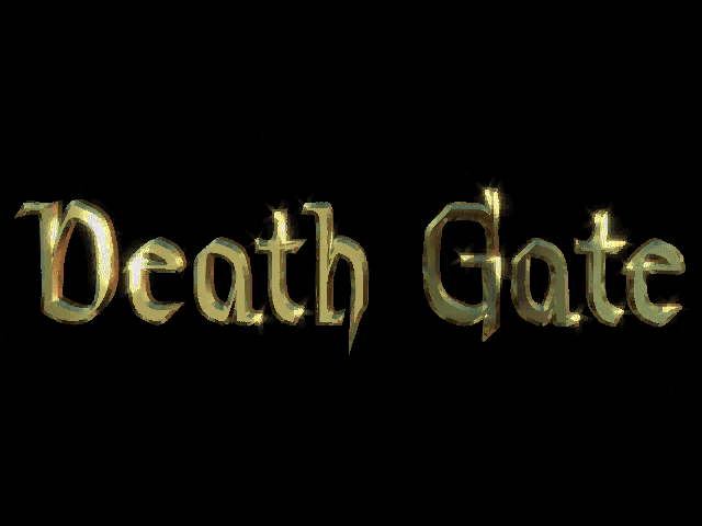 Death Gate (DOS) screenshot: Title screen