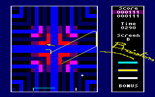 Brainstorm (Amstrad CPC) screenshot: Next level