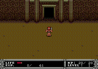 Tōgi Ō: King Colossus (Genesis) screenshot: Dungeon entrance