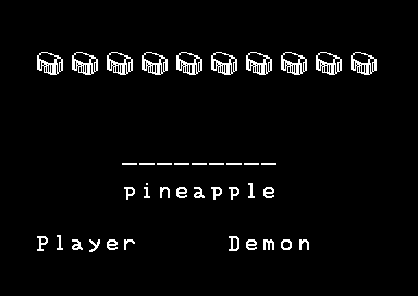 Magic Spells (Commodore 64) screenshot: Flash Spells