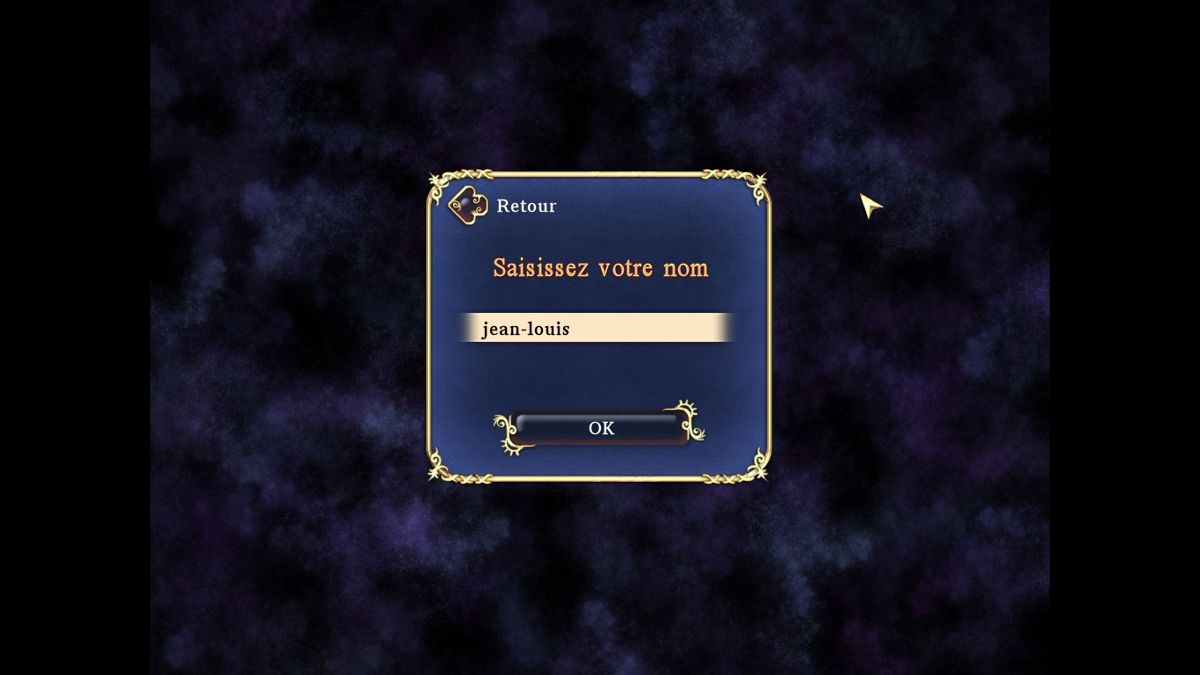 Hidden Magic (Windows) screenshot: Enter your name
