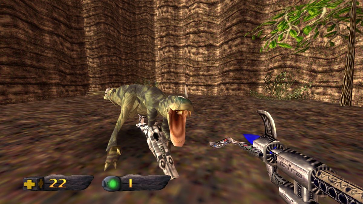 Turok (Windows) screenshot: How to Train Your Dinosaur.