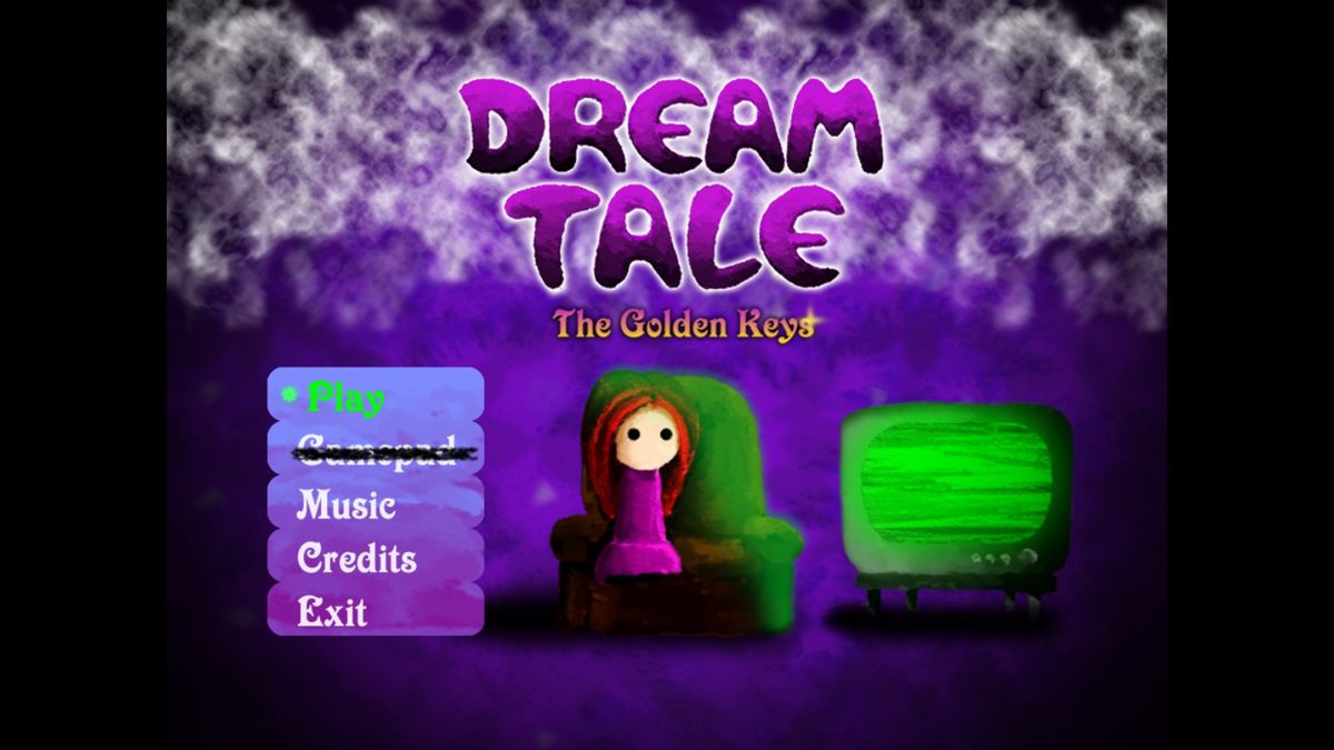 Dream Tale (Windows) screenshot: Main menu