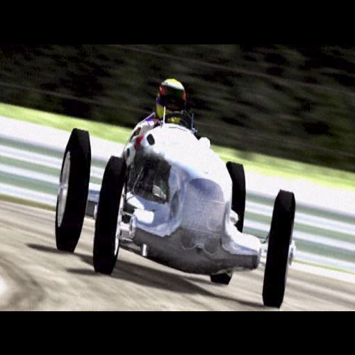 TOCA Race Driver 3 (PlayStation 2) screenshot: After the title screen there's a video montage showing the different kinds of car and track that are available in the game. This is one of the open wheel models