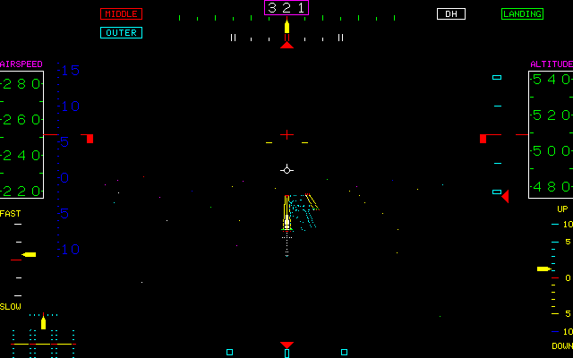 The Cockpit (PC-98) screenshot: In-game