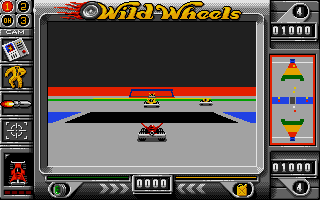 Wild Wheels (DOS) screenshot: Demo