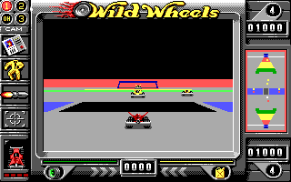 Wild Wheels (DOS) screenshot: Demo (EGA)