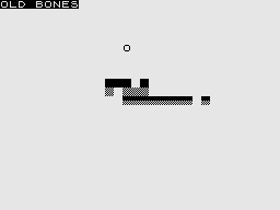 Cassette 50 (ZX81) screenshot: Old Bones