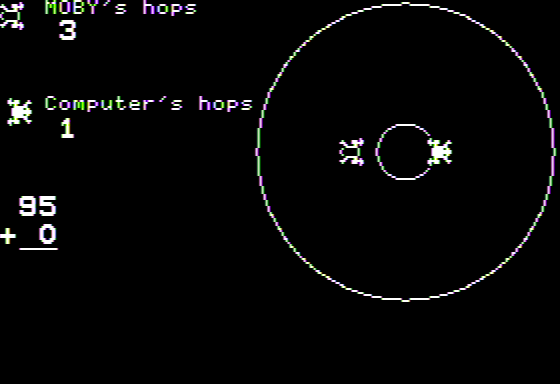 Early Addition (Apple II) screenshot: The Race is On