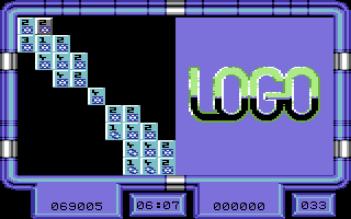 Logo (Commodore 64) screenshot: 3rd game-More complex pattern