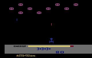 Megamania (Atari 2600) screenshot: Starting a new game