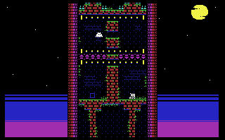 Old Tower (Commodore 64) screenshot: Level 5