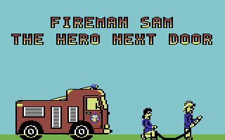 Fireman Sam (Commodore 64) screenshot: Title Screen