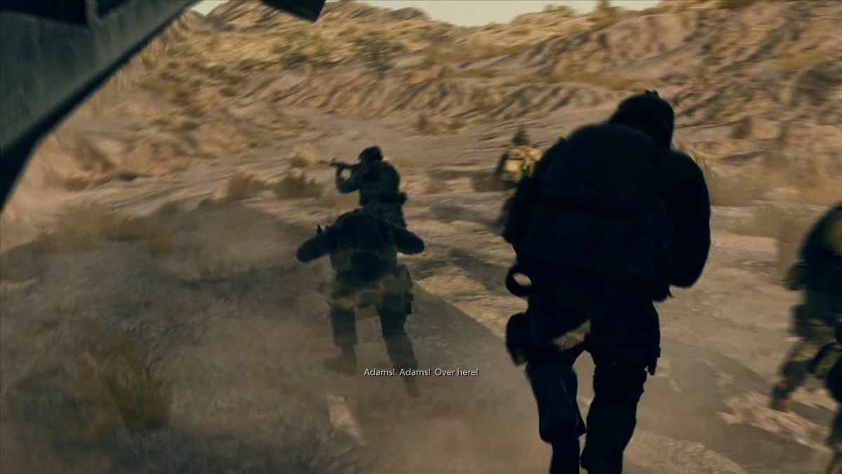Medal of Honor (Windows) screenshot: Yeah, you'd better run Adams.