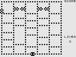 Damper/Glooper (ZX81) screenshot: Damper: Lets save the power.