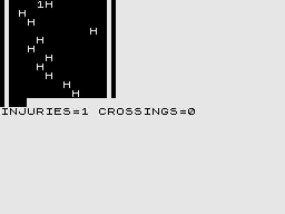 Cassette 50 (ZX81) screenshot: Sitting Target