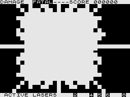 Space Mission (ZX81) screenshot: Killed.