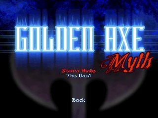 Golden Axe: Myth (Windows) screenshot: Title screen