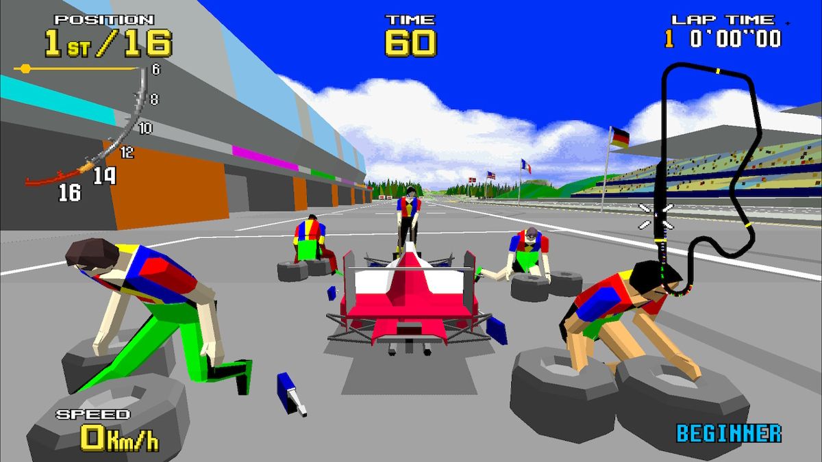 Screenshot of Virtua Racing (Nintendo Switch, 1992) - MobyGames