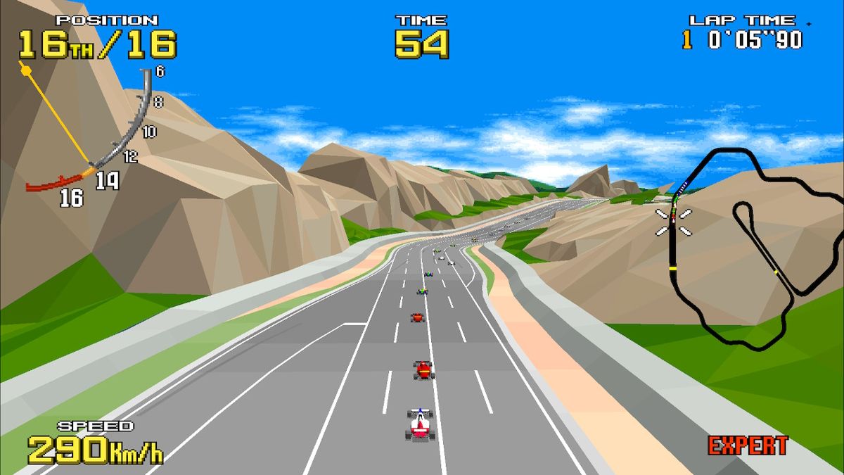 Screenshot of Virtua Racing (Nintendo Switch, 1992) - MobyGames