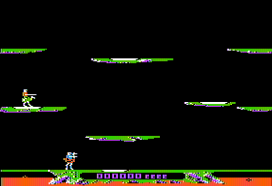 Joust (Apple II) screenshot: My Combatant