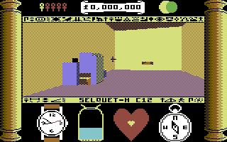 Commodore Format Power Pack 18 (Commodore 64) screenshot: Sphinx Jinx: A door is blocked