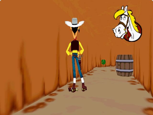Lucky Luke: Western Fever (Windows) screenshot: Always listen to Jolly Jumper's advices