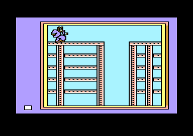 Stickybear: Math (Commodore 64) screenshot: Stickybear has a Problem